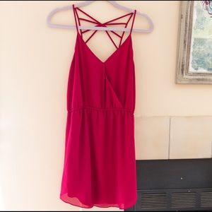 Naked Zebra Fuchsia Dress